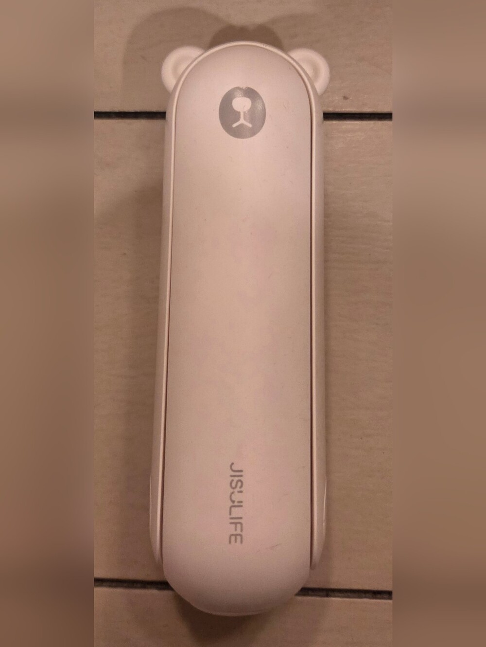 Jisulife - Portable Mini Fan w/ Flashlight & Power Bank.- Rechargeable (USB / US